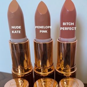 Charlotte Tilbury LOT OF 3 LIPSTICKS
